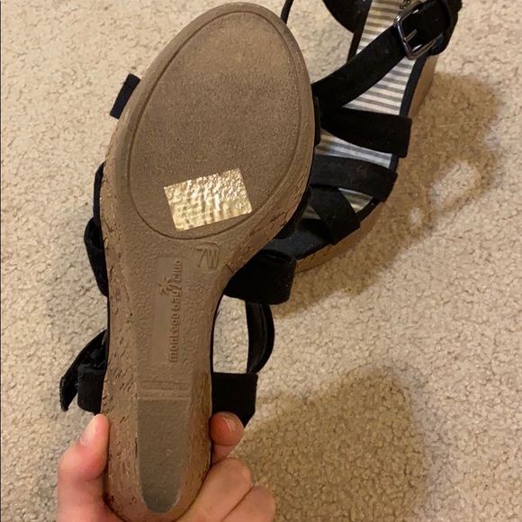 Black cork wedges - Picture 4 of 4